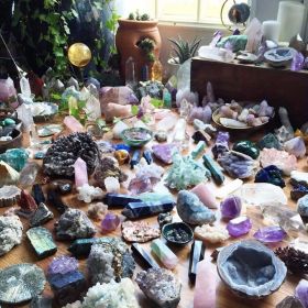 Deluxe Crystal Set Collection Box - Bohemian Style, Perfect for Jewelry Making & Elegant Home Decor, Unique Gift Idea for Christmas, Valentine's (weight: 1lb)